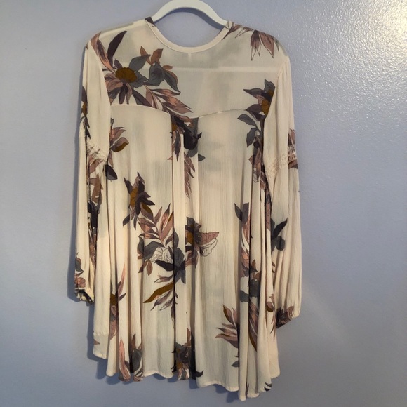 Free People Electric Orchid Print Swing Tunic - Picture 5 of 6